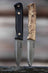 Casström Woodsman kniv Svartek, slida i läder inkl. tändstål – bild 6