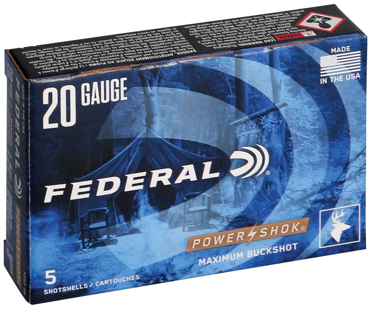 Federal - 20/70 - Power-Shok Buckshot - 20 Pellets - 5/Box