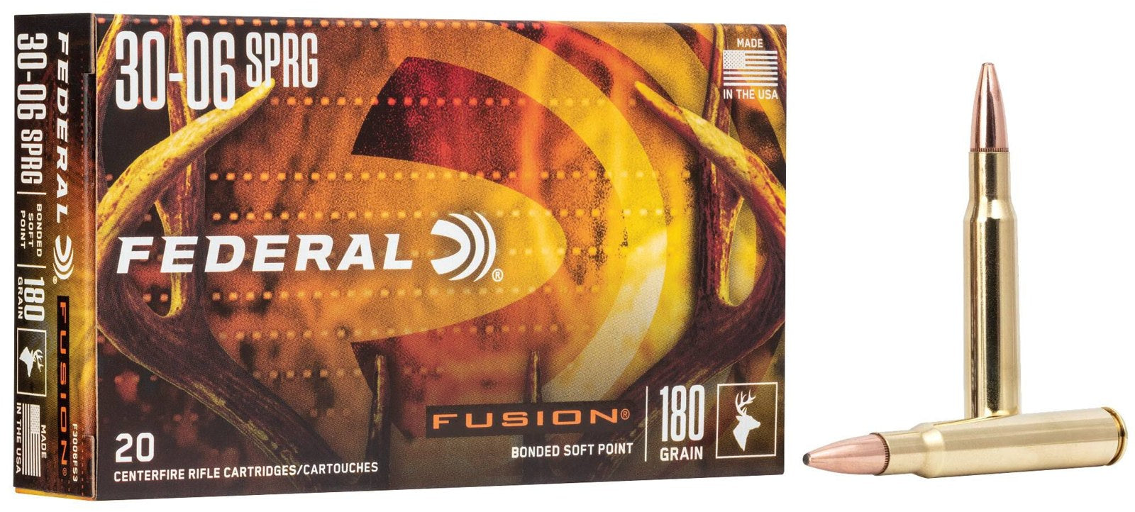Federal - 30-06 Sprg - Fusion - 180 gr - 20/Box