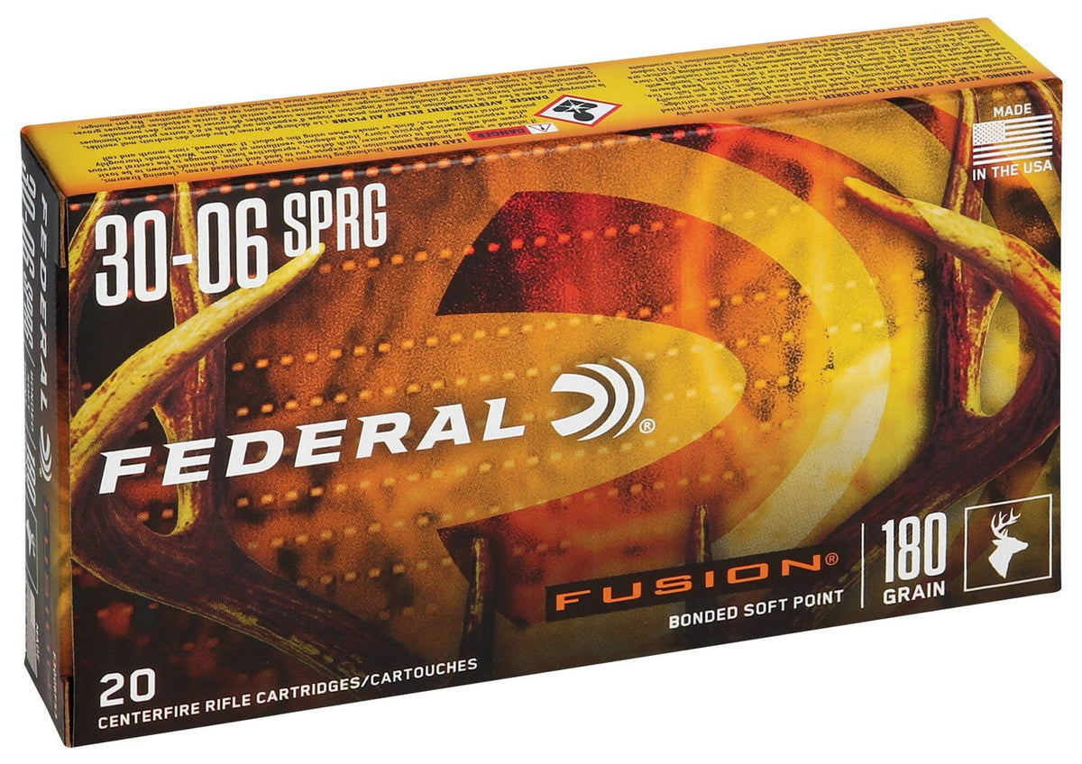 Federal - 30-06 Sprg - Fusion - 180 gr - 20/Box