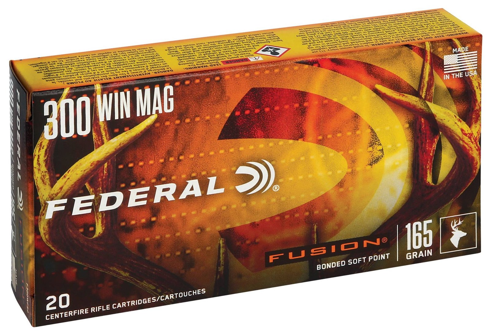 Federal - 300 Win Mag - Fusion - 165 gr - 20/Box