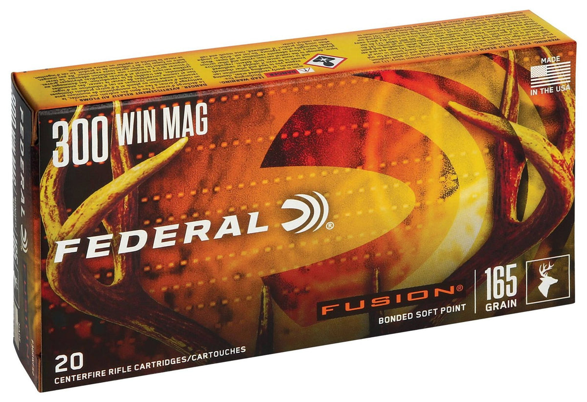 Federal - 300 Win Mag - Fusion - 165 gr - 20/Box