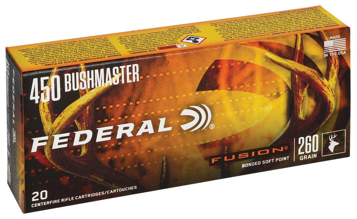 Federal - 450 Bushmaster - Fusion - 260 gr - 20/Box