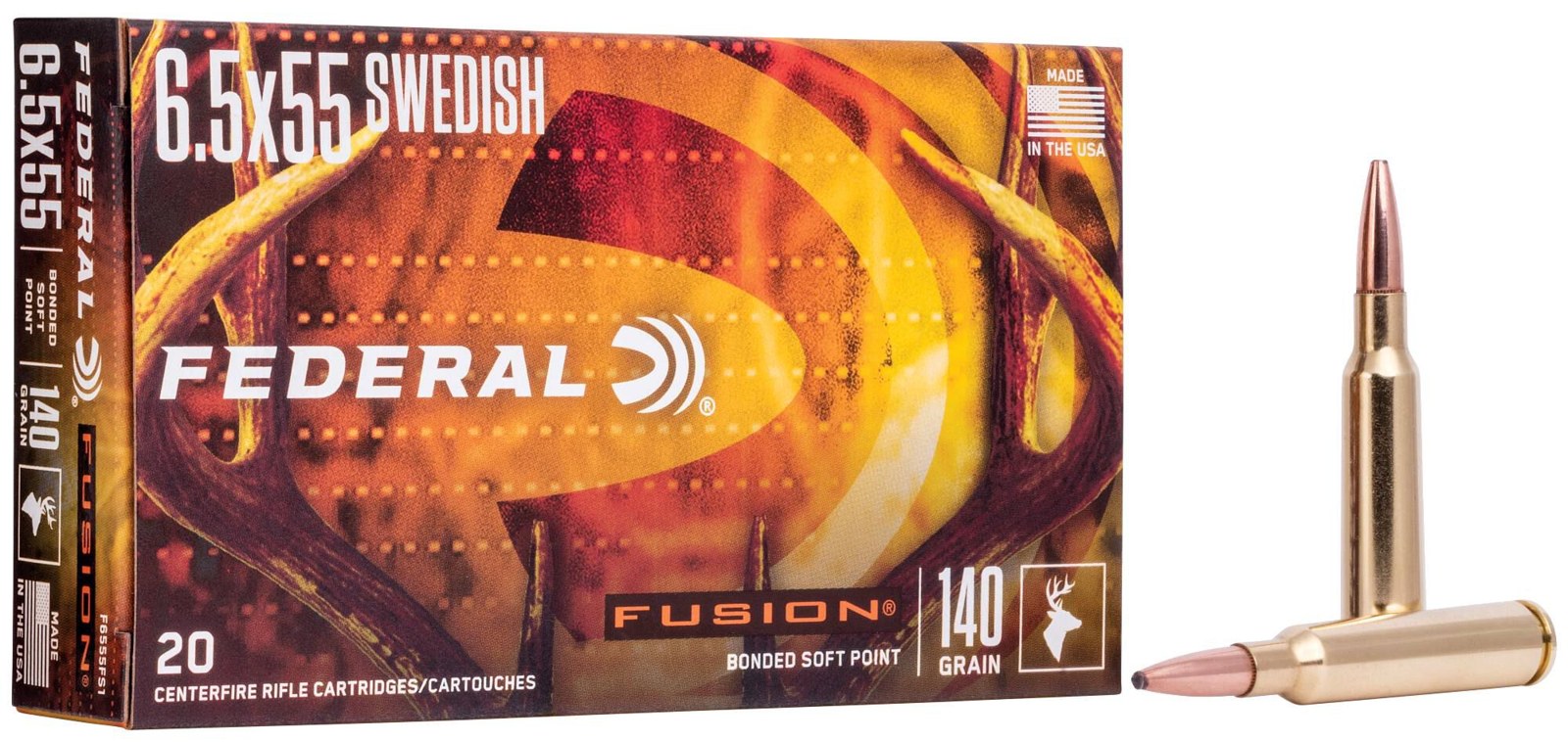Federal - 6.5x55 - Fusion - 140 gr - 20/Box