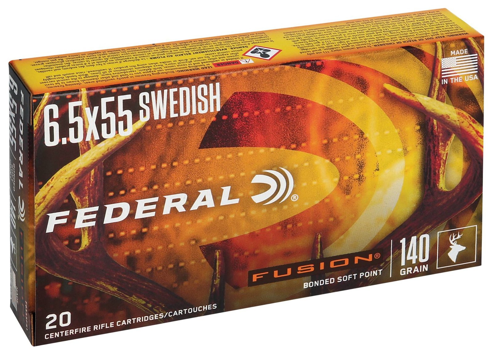 Federal - 6.5x55 - Fusion - 140 gr - 20/Box