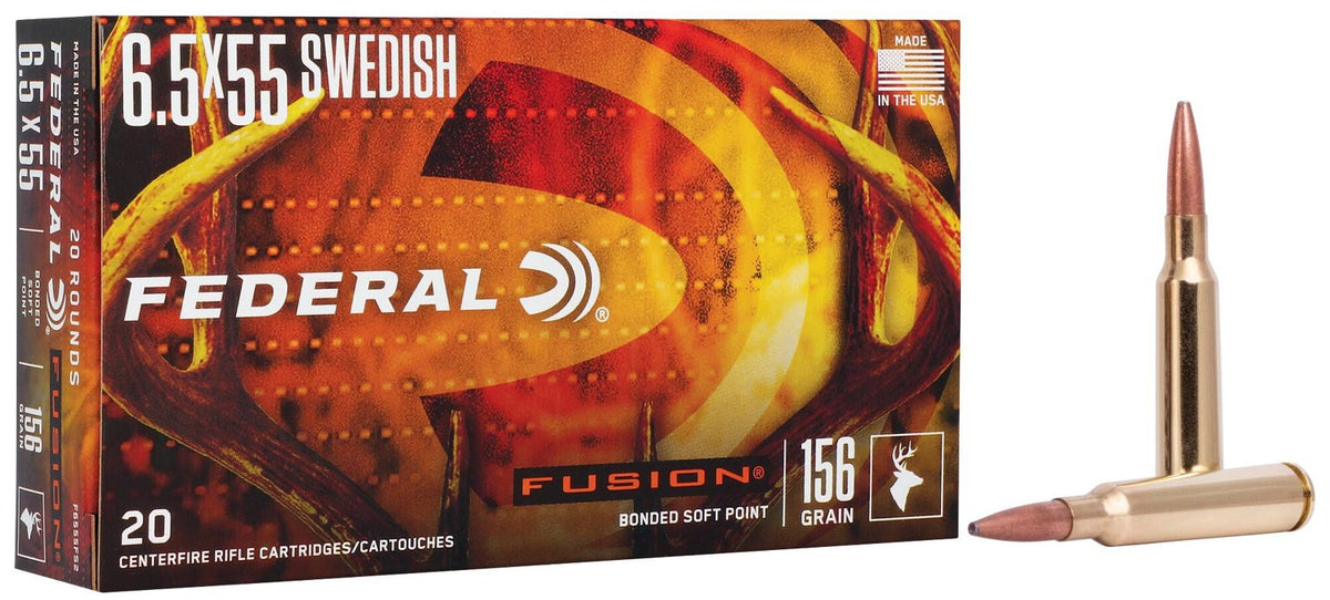 Federal - 6.5x55 - Fusion - 156 gr - 20/Box