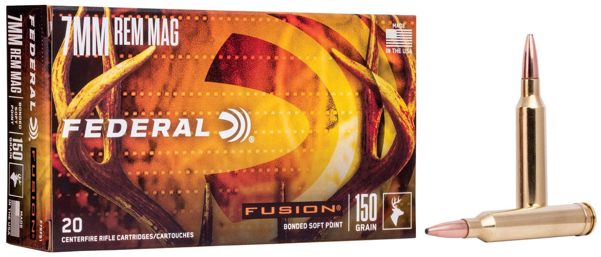Federal - 7mm Rem Mag - Fusion - 150 gr - 20/Box