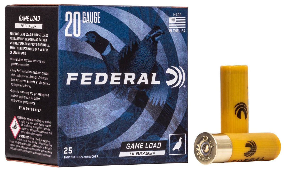 Federal - 20/70 - Game Load Upland Hi-Brass Lead - 28 g - No 4 - 25/Box