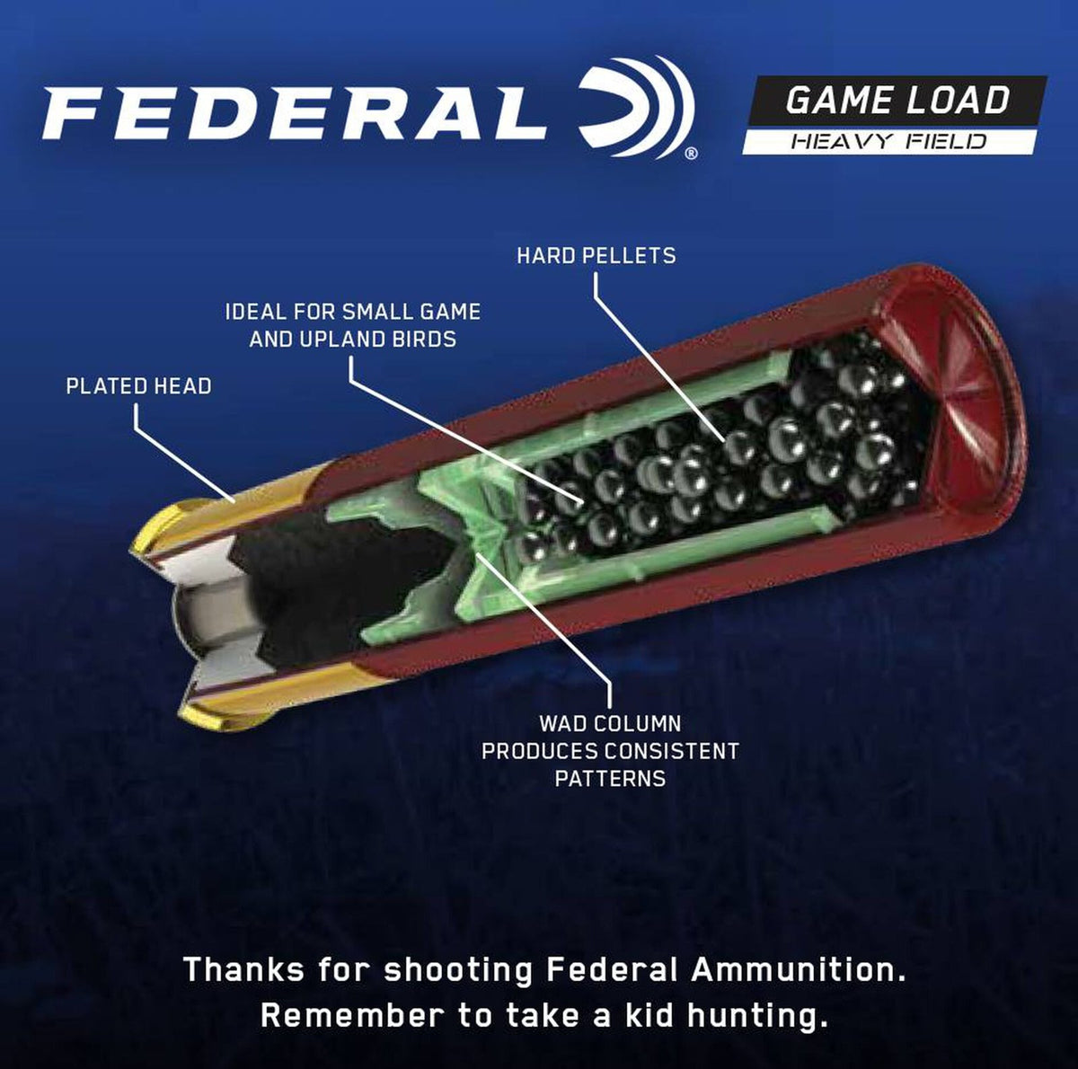 Federal - 28/70 - Game Load HF - 28,35 g - No 6 - 25/Box