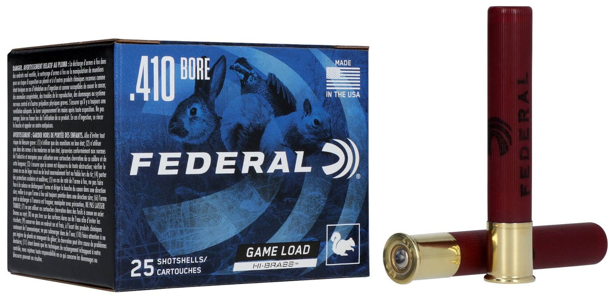 Federal - .410/76 - Game Load Upland Hi-Brass Lead - 19 g - No 6 - 25/Box