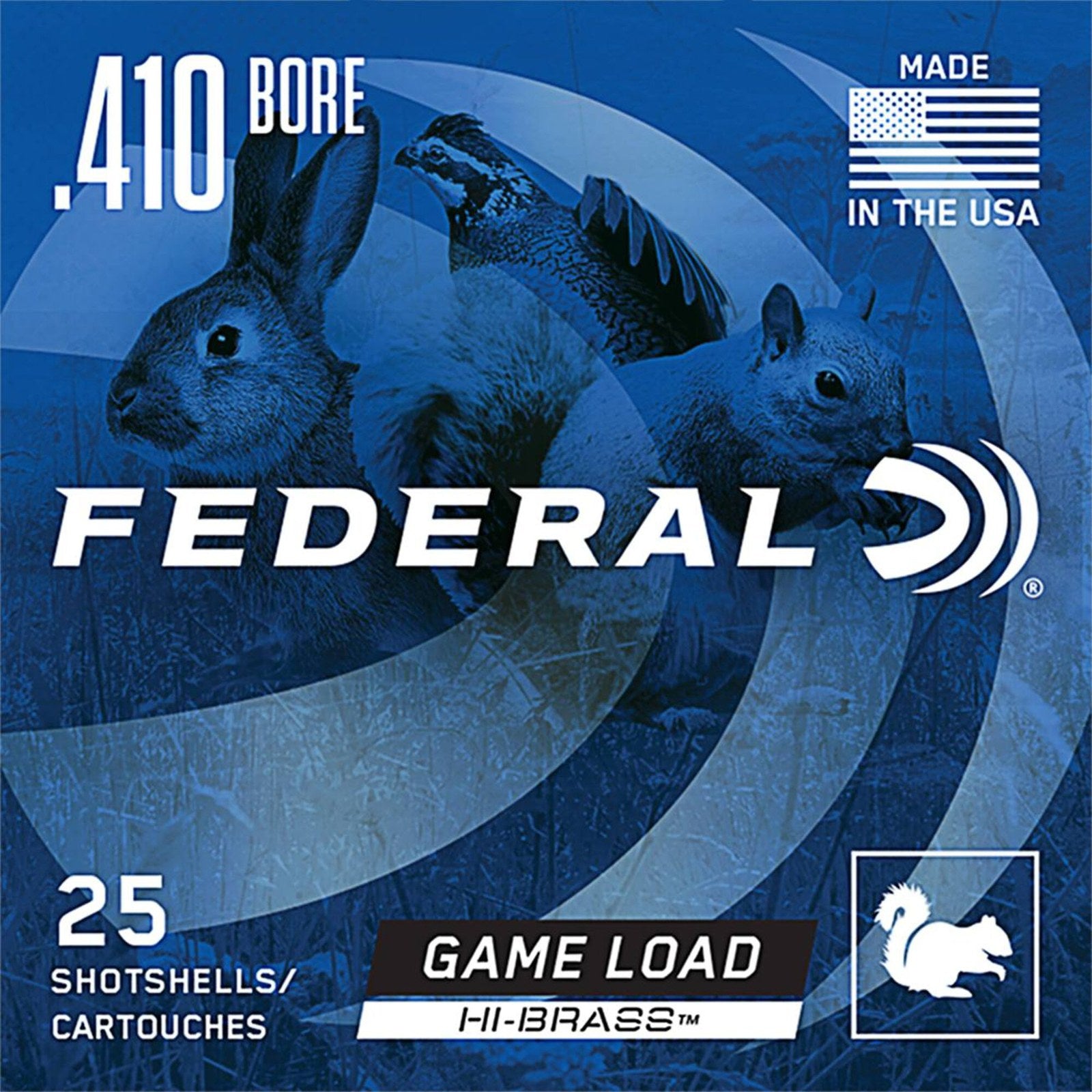 Federal - .410/76 - Game Load Upland Hi-Brass Lead - 19 g - No 6 - 25/Box