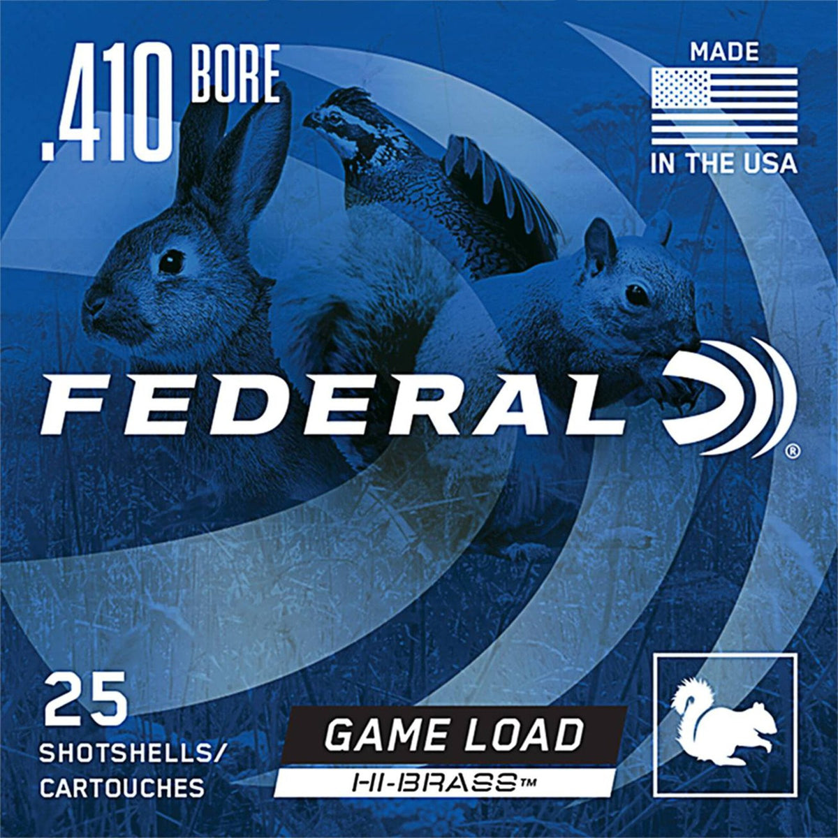 Federal - .410/76 - Game Load Upland Hi-Brass Lead - 19 g - No 6 - 25/Box