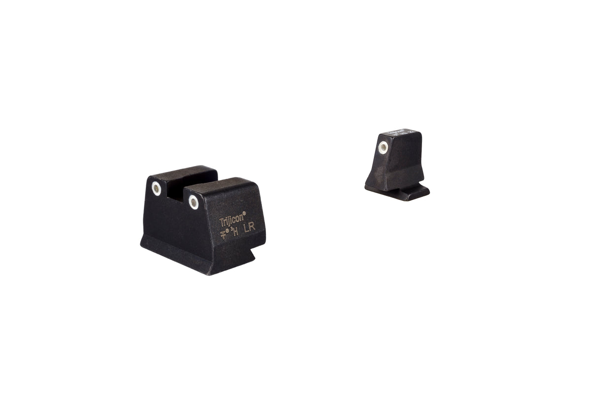 Trijicon upphöjt sikteset med grönt tritium och vita konturer för FNX-45 och FNP-45