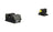Trijicon HD XR nattsikteset med gul frontkontur och grönt tritium för FNX-45 och FNP-45