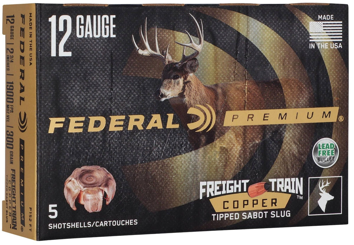 Federal - 12/70 - Trophy Copper Sabot Slug - 300 gr - 5/Box