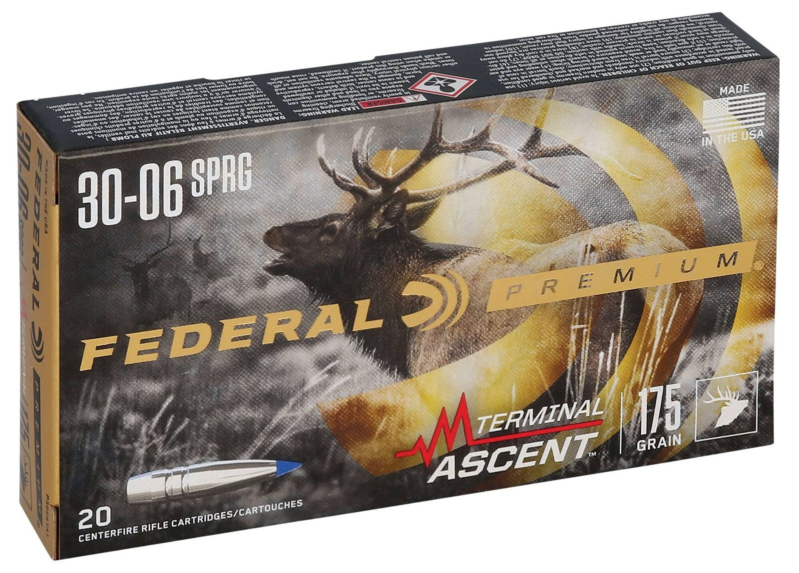 Federal - 30-06 Sprg - 175 gr - Terminal Ascent - 20/Box