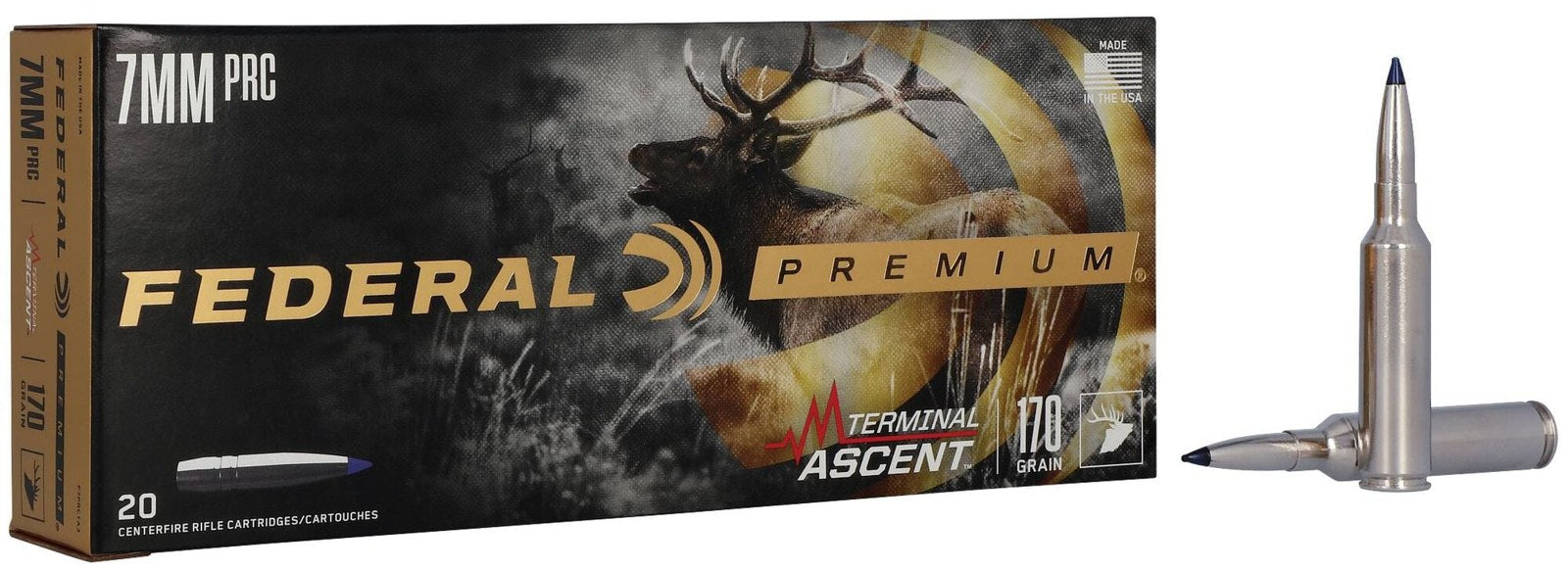 Federal - 7mm PRC - Premium - 170 gr - Terminal Ascent - 20/Box