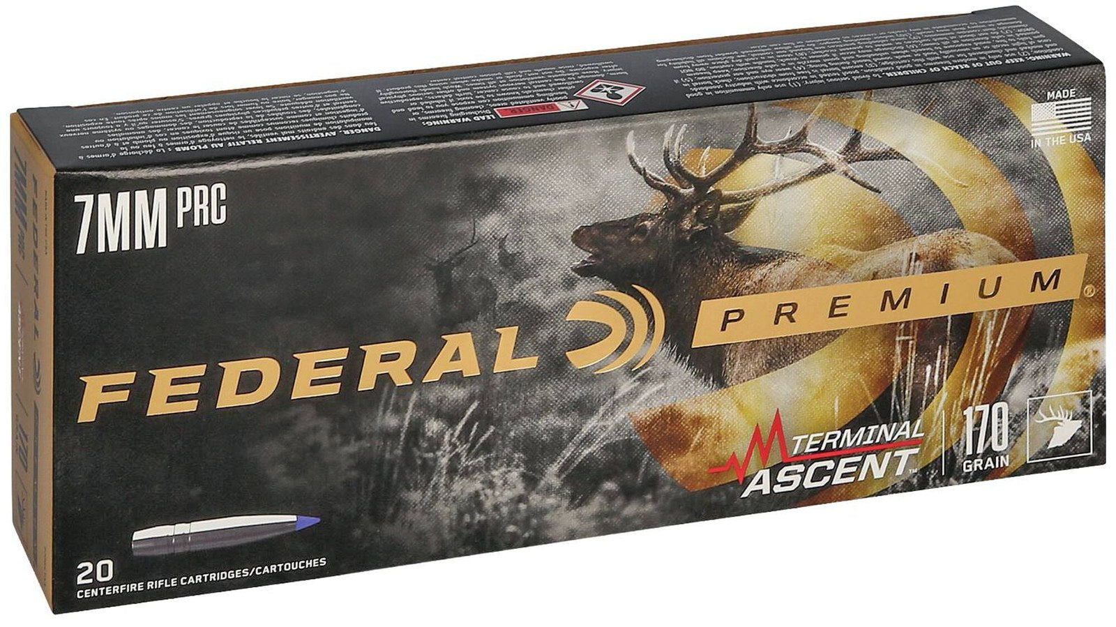 Federal - 7mm PRC - Premium - 170 gr - Terminal Ascent - 20/Box