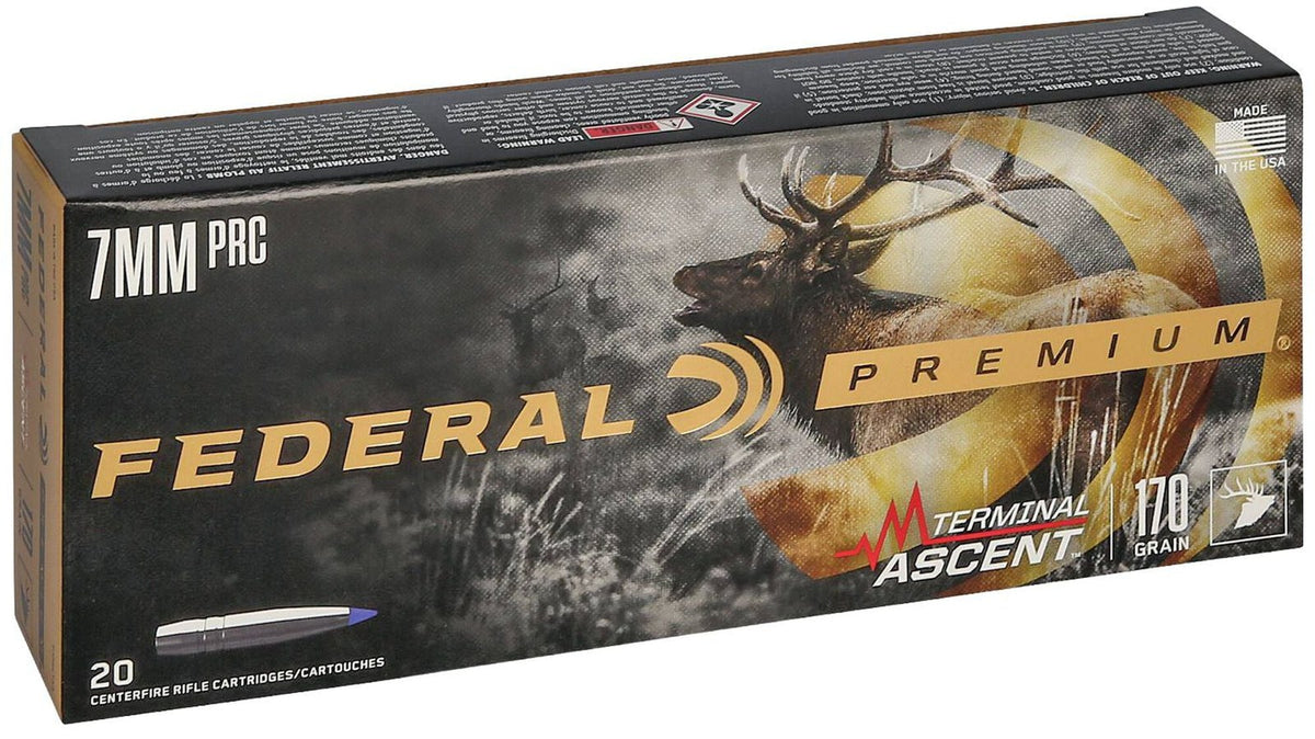 Federal - 7mm PRC - Premium - 170 gr - Terminal Ascent - 20/Box