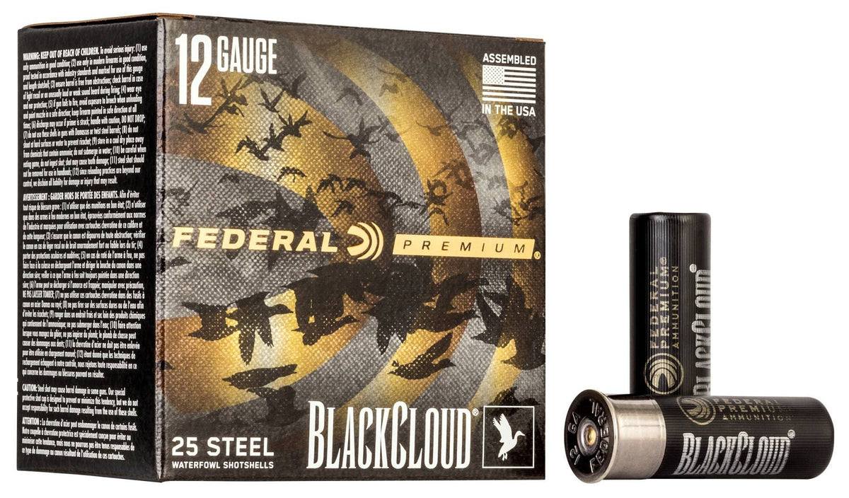 Federal - 12/76 - Black Cloud FS Steel - 35 g - No BB - 25/Box