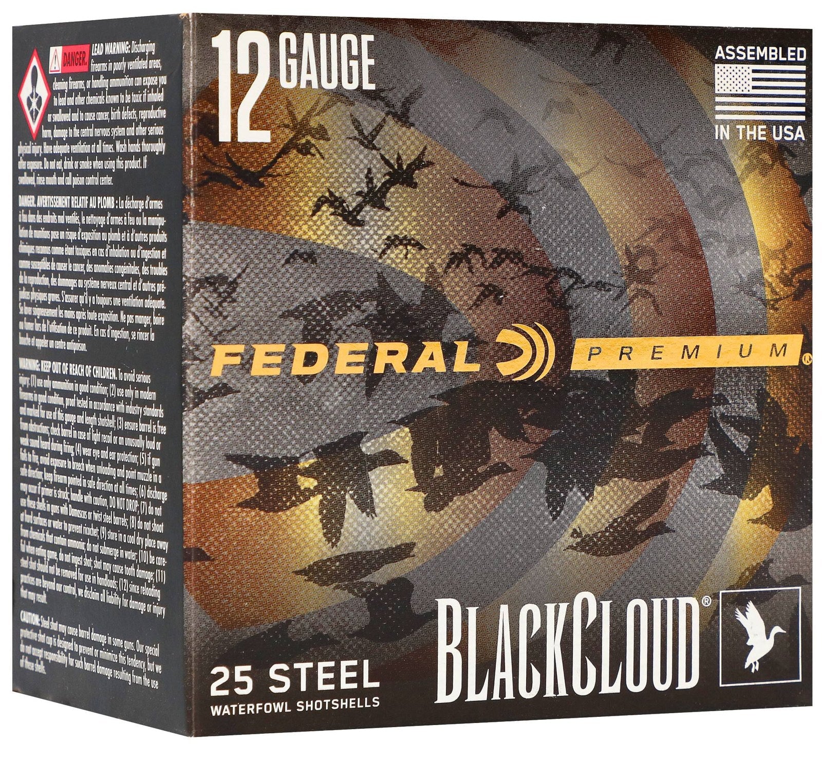 Federal - 12/76 - Black Cloud FS Steel - 35 g - No BB - 25/Box
