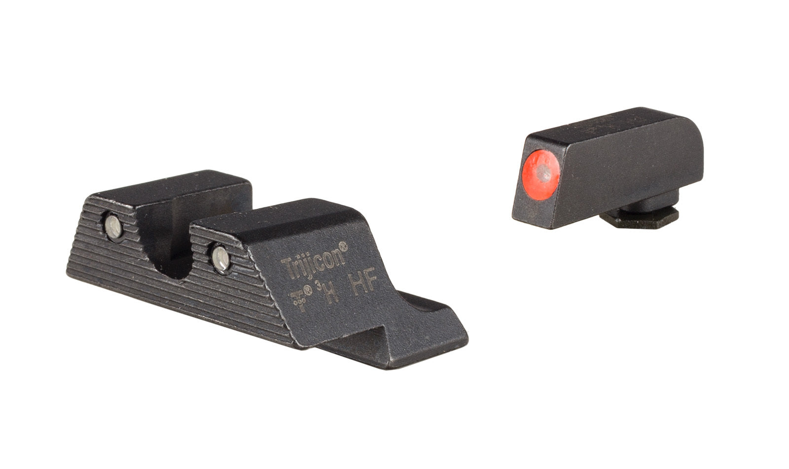 Trijicon HD nattsikten med orange främre kontur och gröna tritiumlampor för Glock, ej MOS