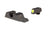 Trijicon HD GL104Y nattsikten med gul frontkontur och grönt tritium för utvalda Glock-modeller