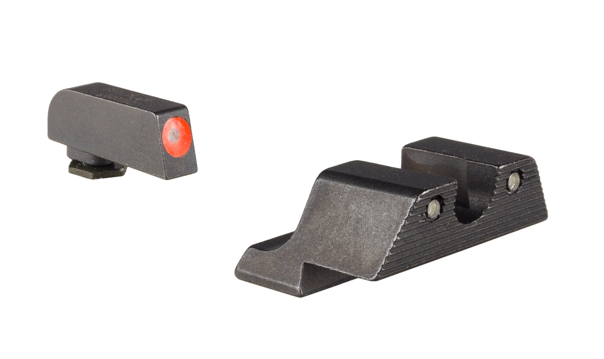 Trijicon HD Night Sights med orange frontkontur och grönt tritium för Glock – bild 3