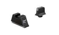 Trijicon upphöjt sikteset för Glock med grön tritiumlampa fram och gul bak
