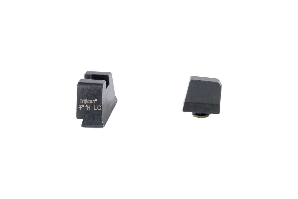 Trijicon Suppressor/Optic Height nattsikten för Glock med gul frontkontur och grönt tritium – bild 2