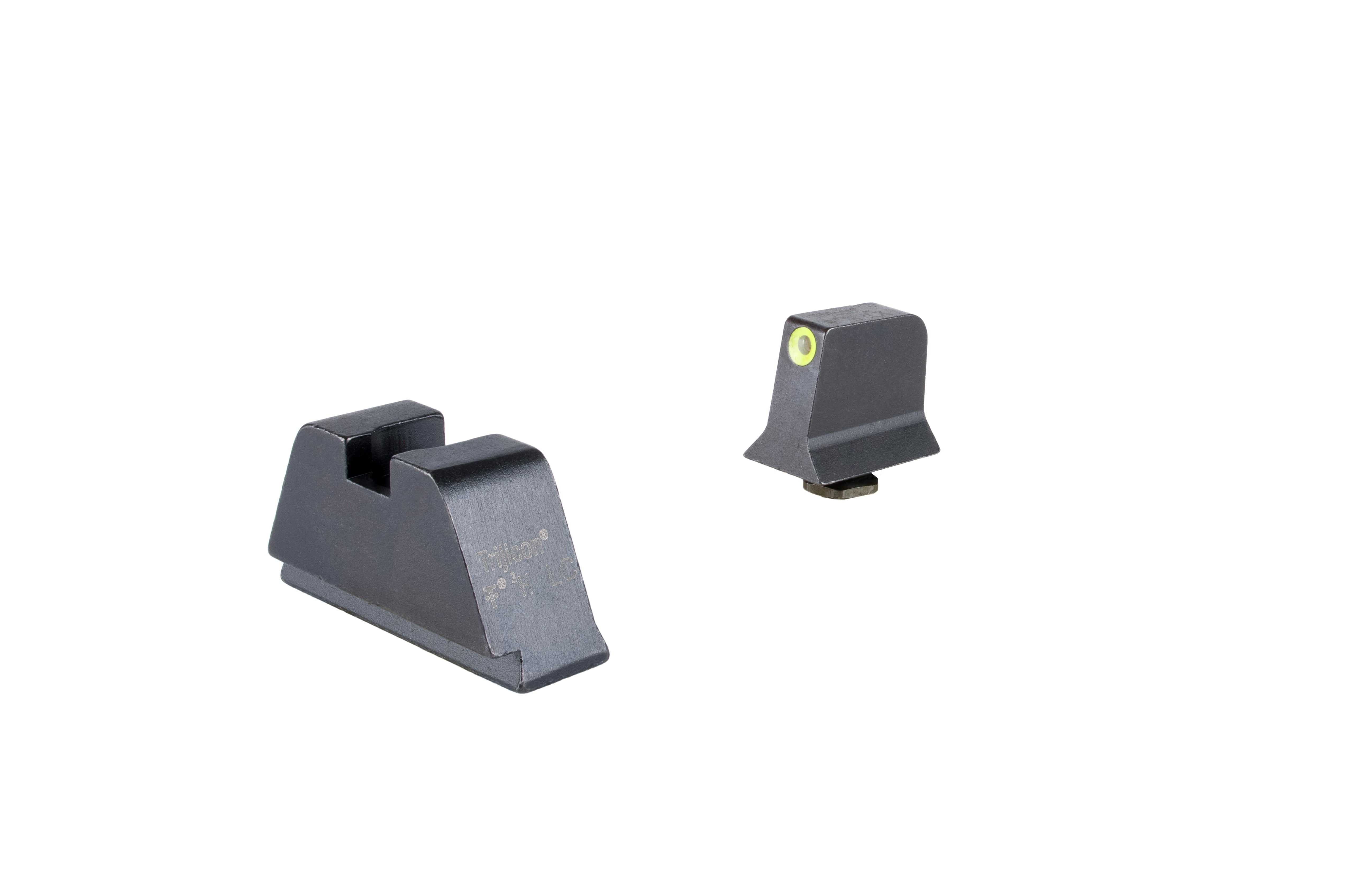 Trijicon Suppressor/Optic Height nattsikten för Glock med gul frontkontur och grönt tritium