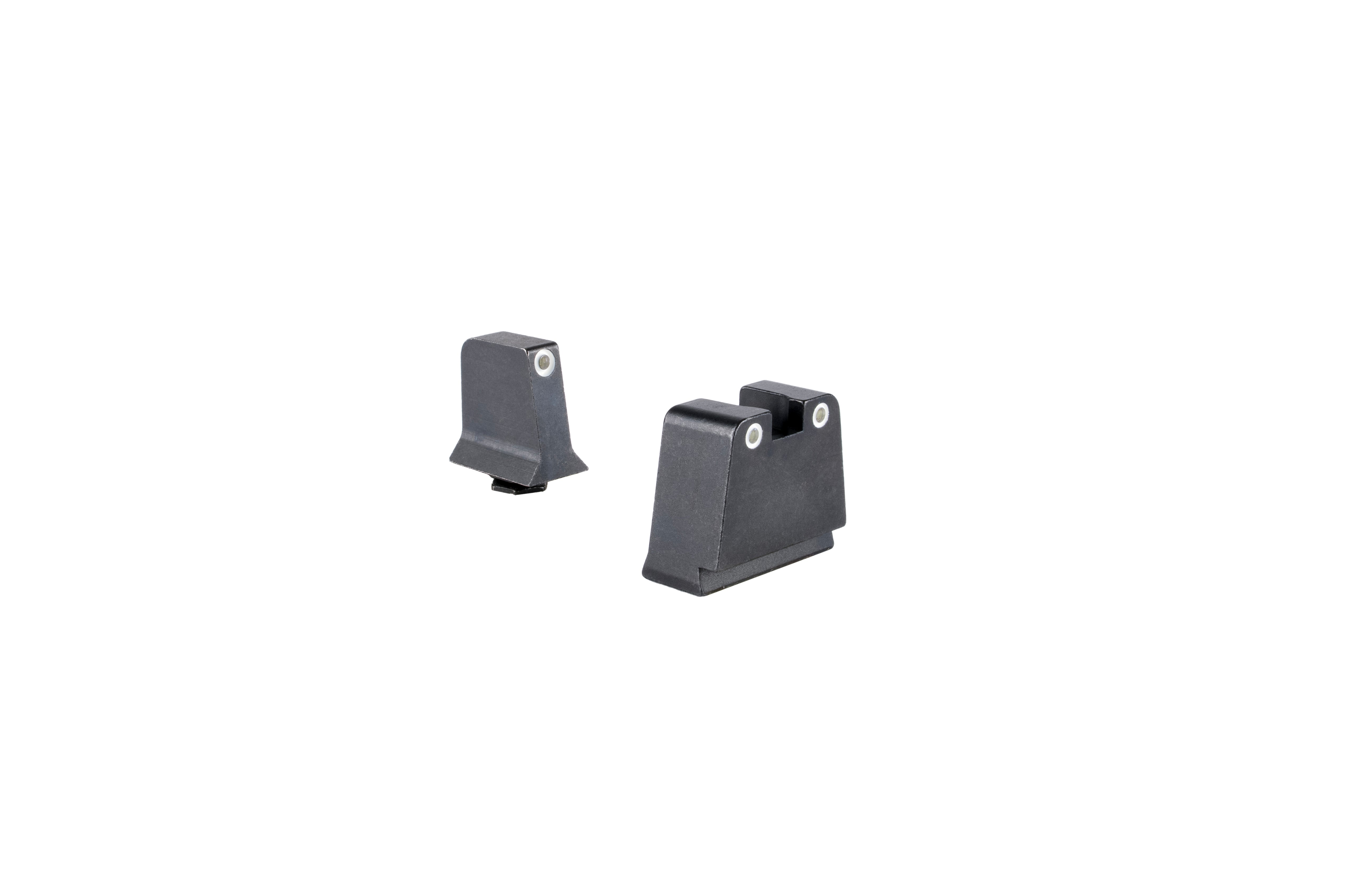 Trijicon upphöjda järnsikten för Glock Slim Frame med vit kontur och grönt tritium – bild 3