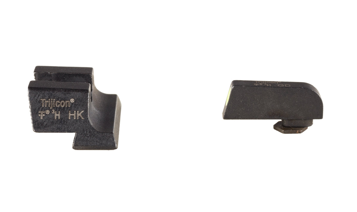 Trijicon HD XR nattsikteset med gul frontkontur och grön tritiumbelysning för Glock – bild 2