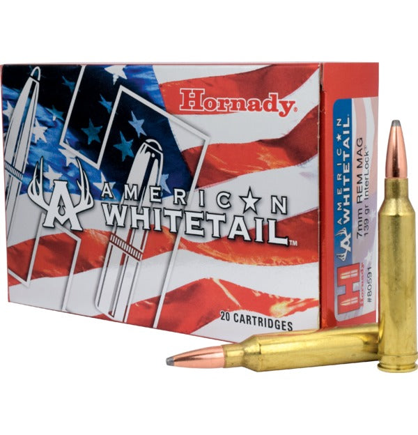 Hornady - American W. 7mm REM Mag 139 gr Interlock - 20/Box