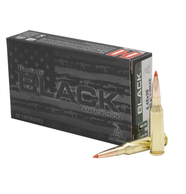 Hornady - Black 5.45X39 60 gr V-MAX - 20/Box