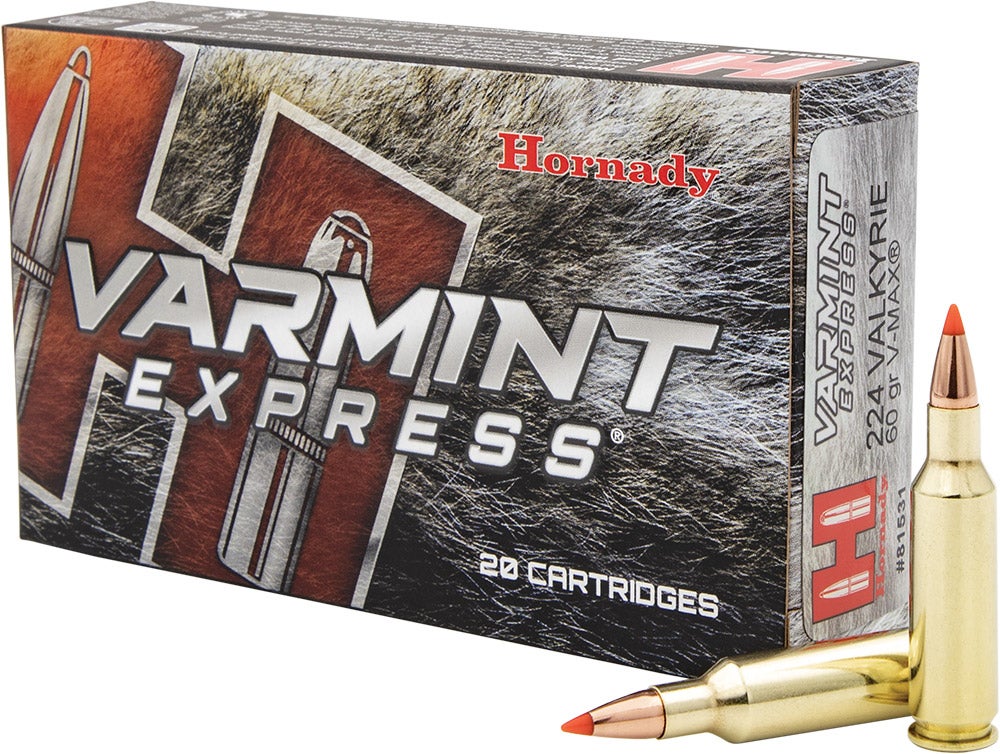 Hornady - Varmint Express 224 Valkyrie 60 gr V-Max - 20/Box