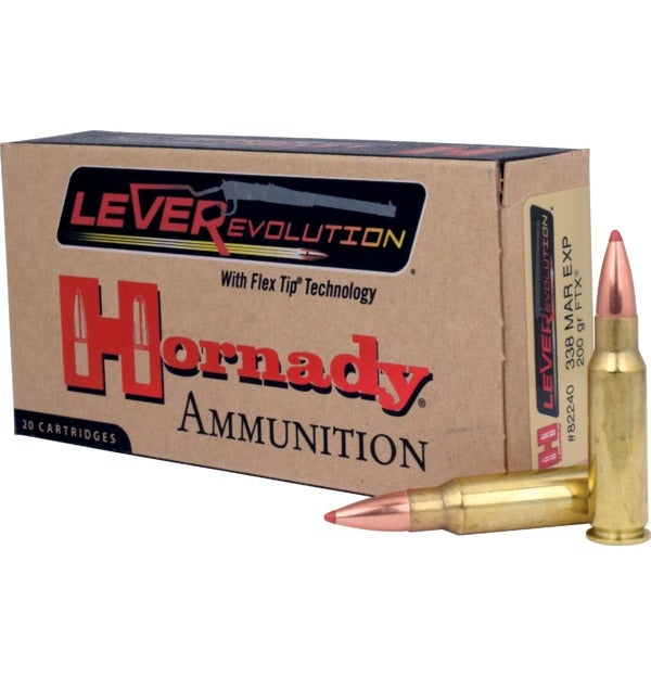 Hornady - Leverevolution 338 Marlin Exp 200 gr FTX - 20/Box