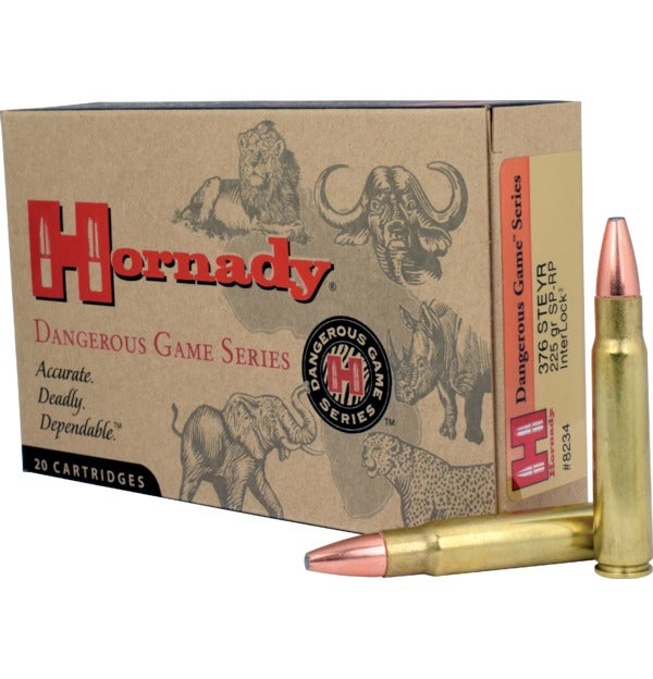 Hornady - Dangerous Game 376 Steyr 225 gr SP-RP - 20/Box