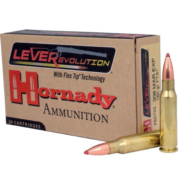 Hornady - Leverevolution 308 Marlin Exp 160 gr FTX - 20/Box
