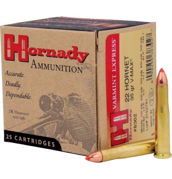Hornady - Varmint Express 22 Hornet 35 gr V-MAX - 25/Box