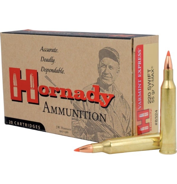Hornady - Varmint Express 220 Swift 55 gr V-MAX - 20/Box