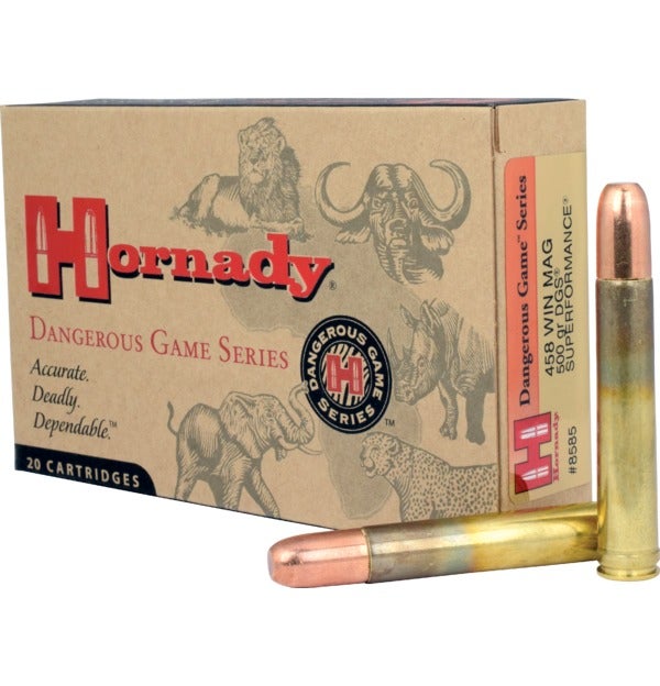 Hornady - Dangerous Game 458 W. 500 gr DGS Superformance - 20/Box