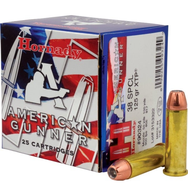 Hornady - American Gunner 38 SPCL 125 gr XTP - 25/Box
