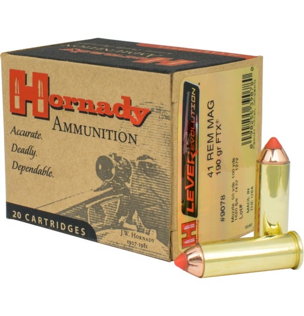 Hornady - Leverevolution 41 REM Mag 190 gr FTX - 20/Box