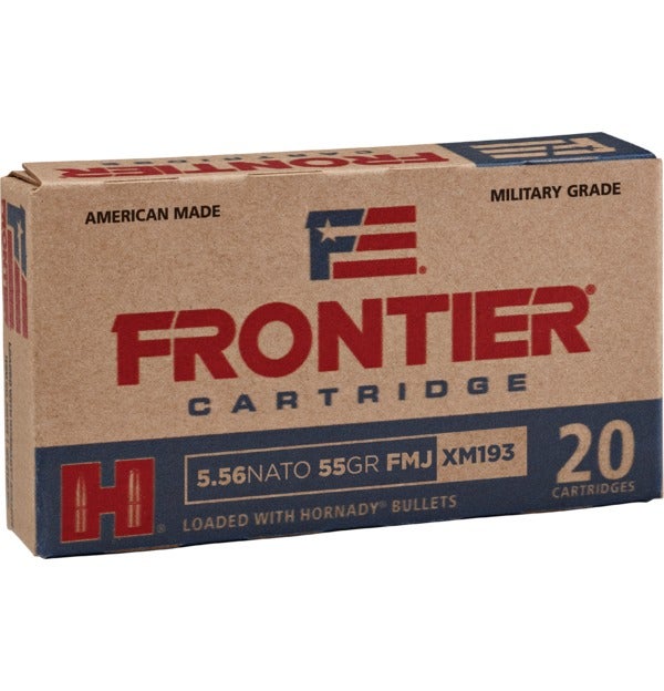 Hornady - Frontier 5.56 NATO 55 gr FMJ (M193) - 20/Box