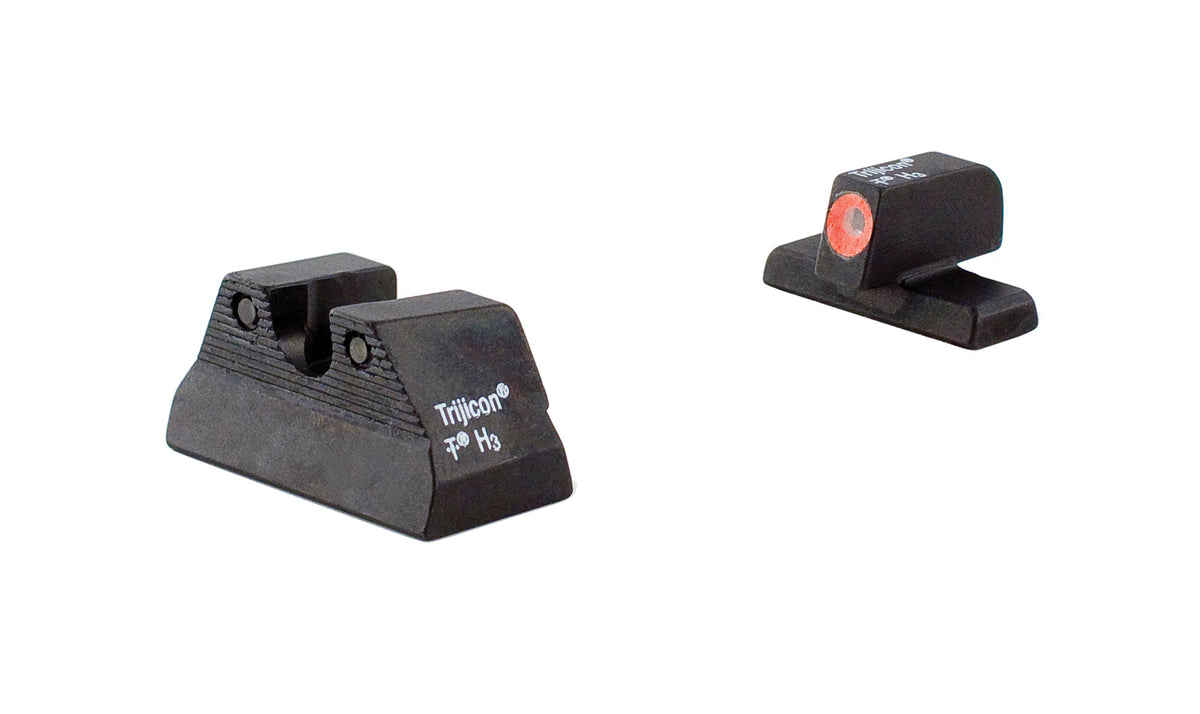 Trijicon HD nattsikten för H&K USP med orange frontkontur och grönt tritium