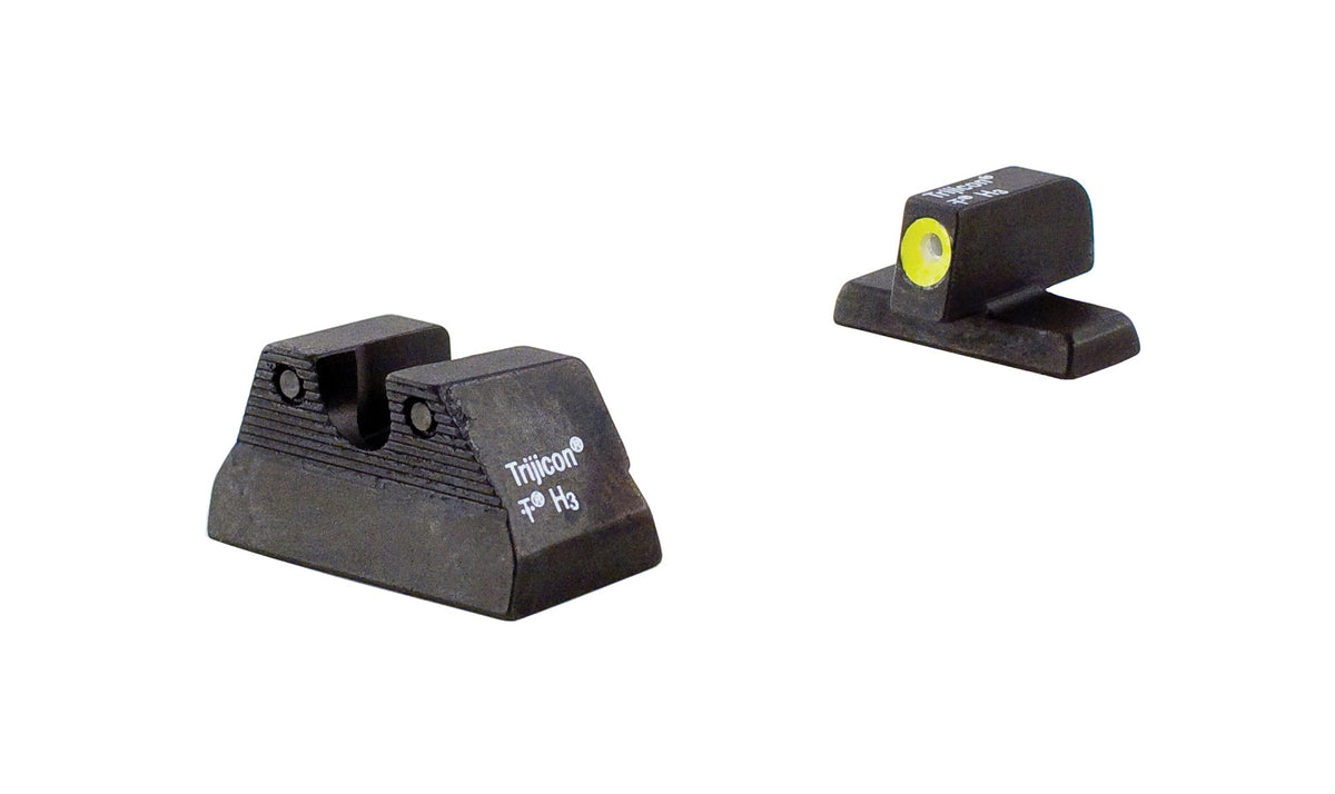 Trijicon HD Night Sights för H&K USP med gul frontkontur och grön tritiumbelysning