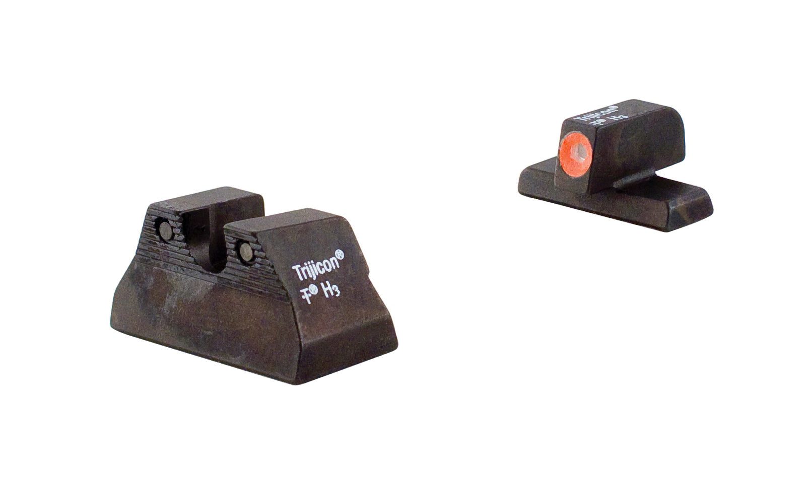 Trijicon HD nattsikteset med orange frontkontur och gröna tritiumlampor för H&K USP Compact
