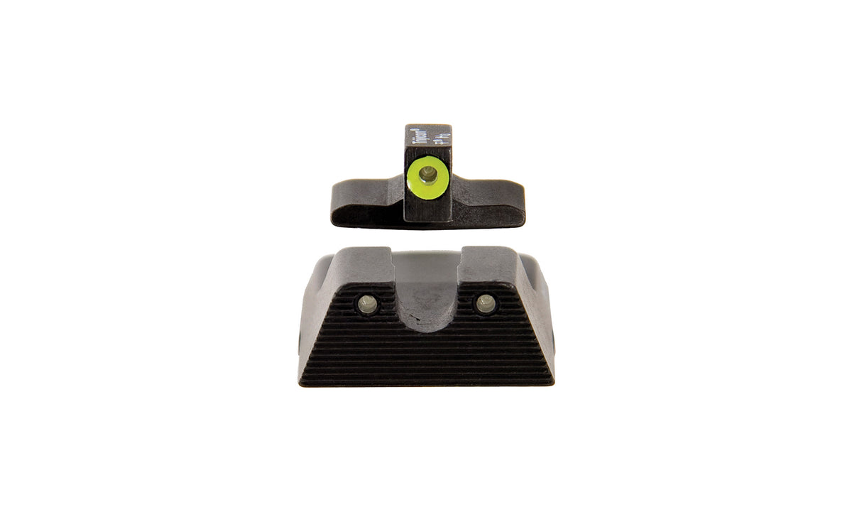 Trijicon HD Night Sights med gul frontkontur och grönt tritium för H&K – bild 4