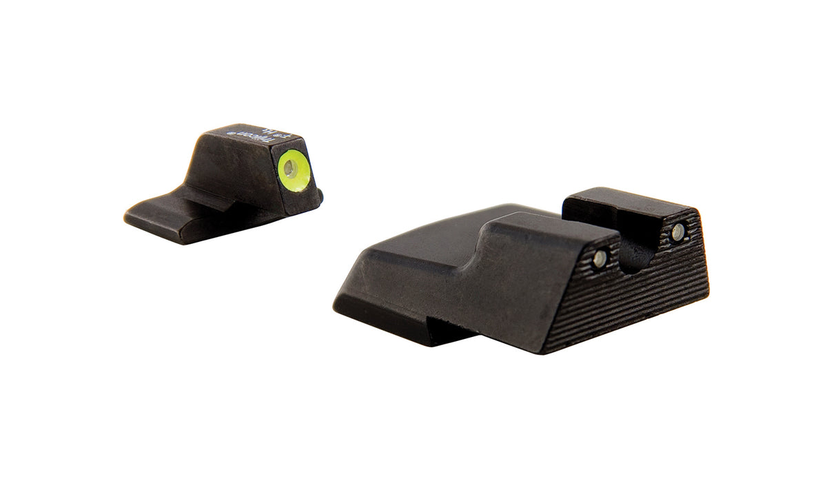 Trijicon HD Night Sights med gul frontkontur och grönt tritium för H&K – bild 3